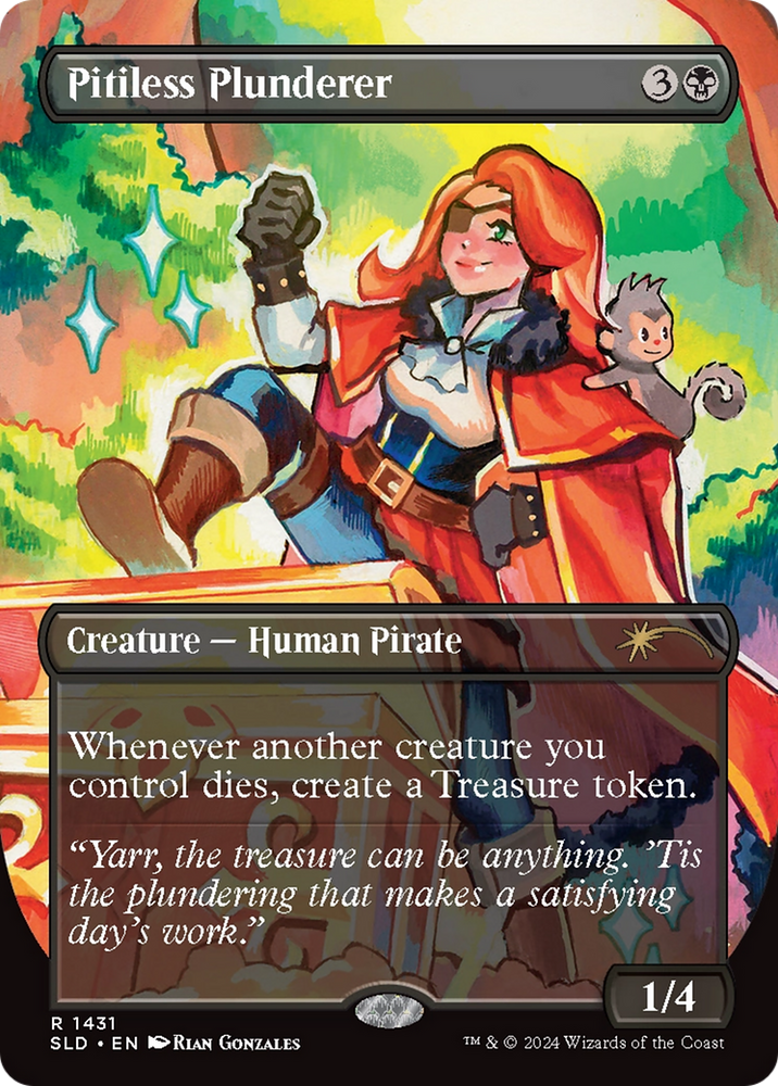 Pitiless Plunderer (Rainbow Foil) [Secret Lair Drop Series] Magic: The Gathering