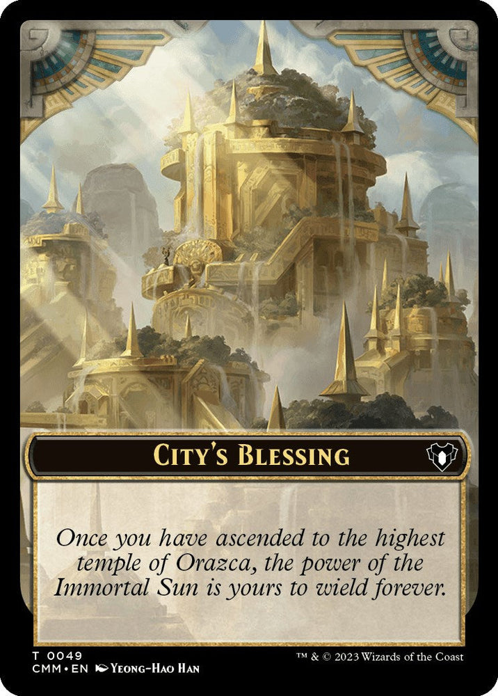 City's Blessing // Rat Double-Sided Token [Commander Masters Tokens] Magic: The Gathering