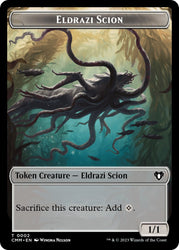 Eldrazi Scion // Phyrexian Beast Double-Sided Token [Commander Masters Tokens] Magic: The Gathering
