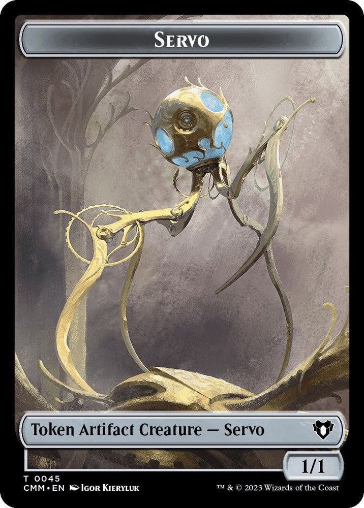 Servo // Ogre Double-Sided Token [Commander Masters Tokens] Magic: The Gathering