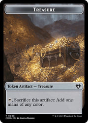 Treasure // Construct (0042) Double-Sided Token [Commander Masters Tokens] Magic: The Gathering