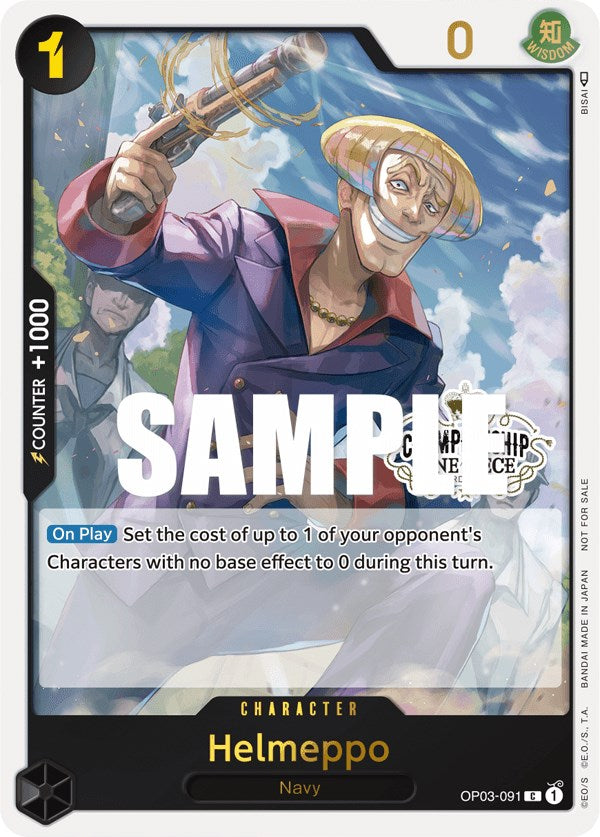 Helmeppo (Store Championship Participation Pack Vol. 2) [One Piece Promotion Cards] Bandai