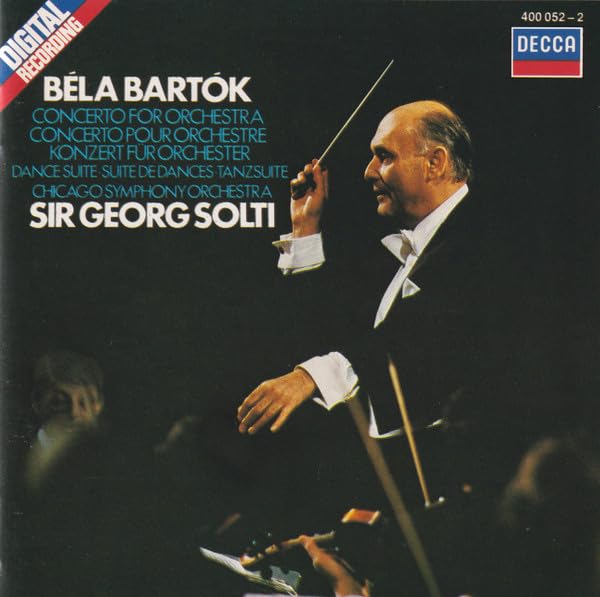 Bartok: Concerto for Orchestra Dance Suite Chicago Symphony Orchestra/Solti CD