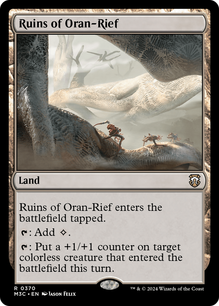 Ruins of Oran-Rief (Ripple Foil) [Modern Horizons 3 Commander] Magic: The Gathering