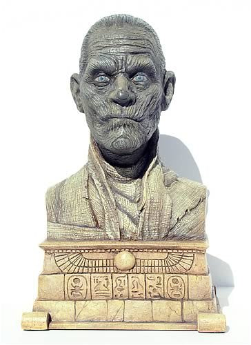 Mummy Bust Bank Borris Karloff FIGURE