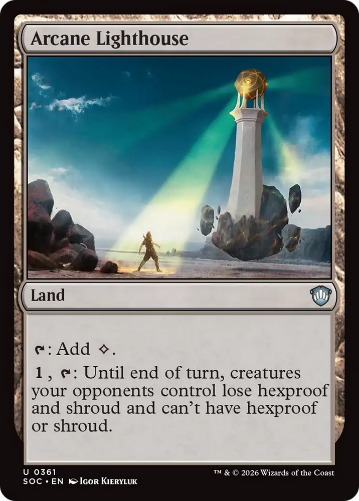Arcane Lighthouse [Secrets of Strixhaven Commander] Magic: The Gathering