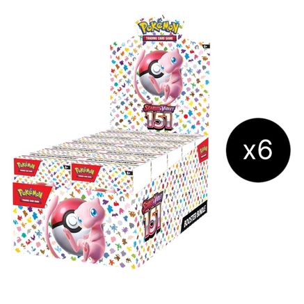 Scarlet & Violet: 151 - Booster Bundle Display Case Pokémon
