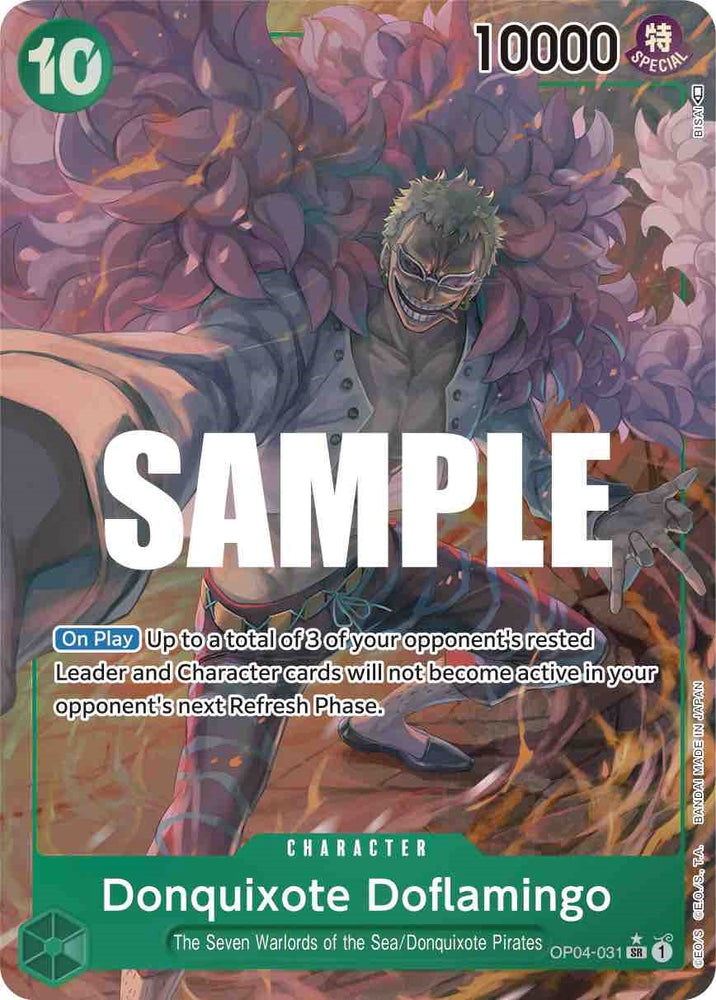 Donquixote Doflamingo (Alternate Art) [Kingdoms of Intrigue] Bandai
