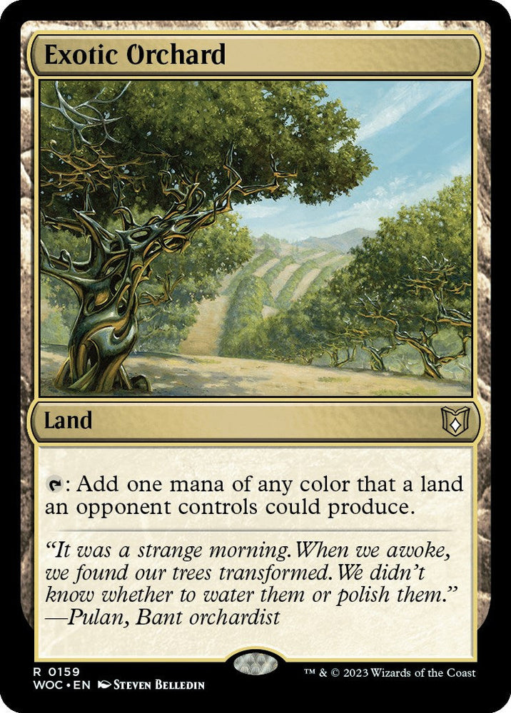 Exotic Orchard [Wilds of Eldraine Commander] Magic: The Gathering