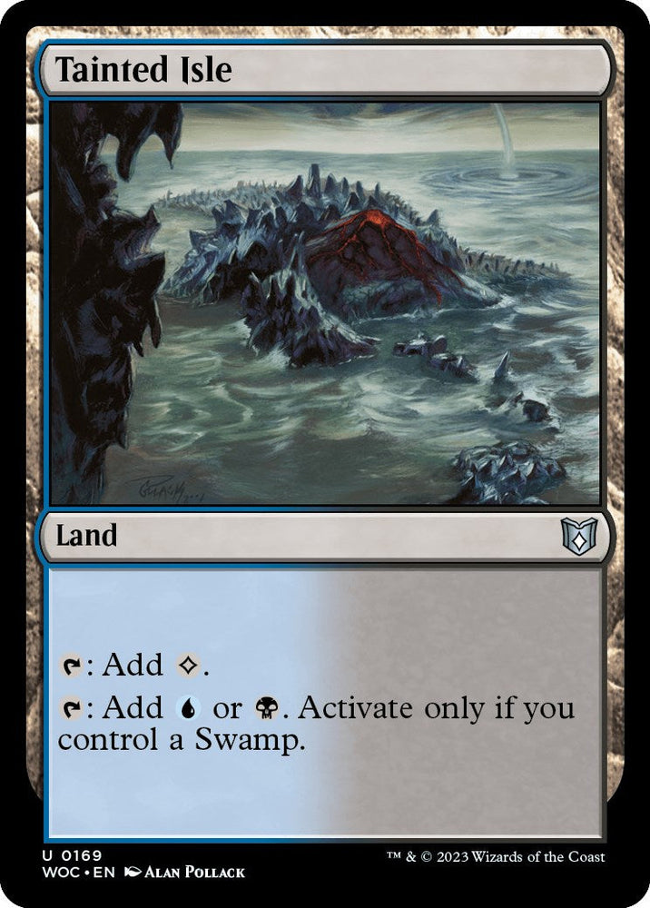 Tainted Isle [Wilds of Eldraine Commander] Magic: The Gathering
