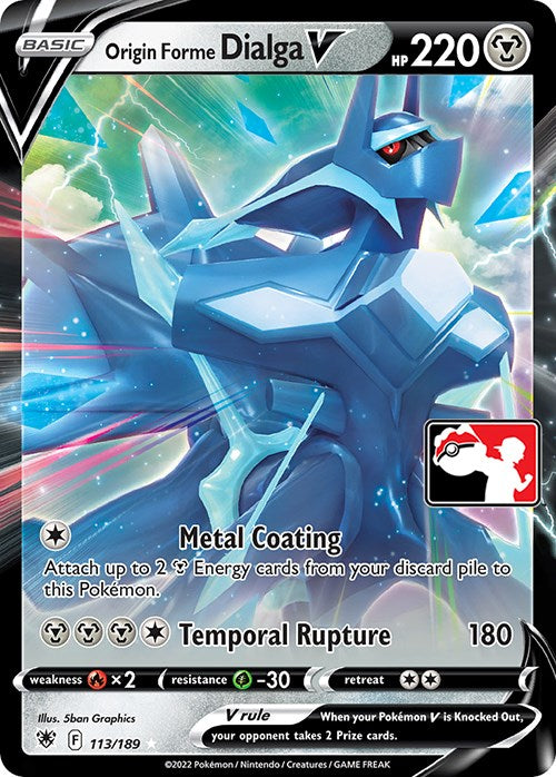 Origin Forme Dialga V (113/189) [Prize Pack Series Three] Pokémon