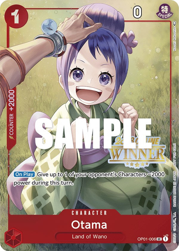 Otama (Online Regional 2023) [Winner] [One Piece Promotion Cards] Bandai