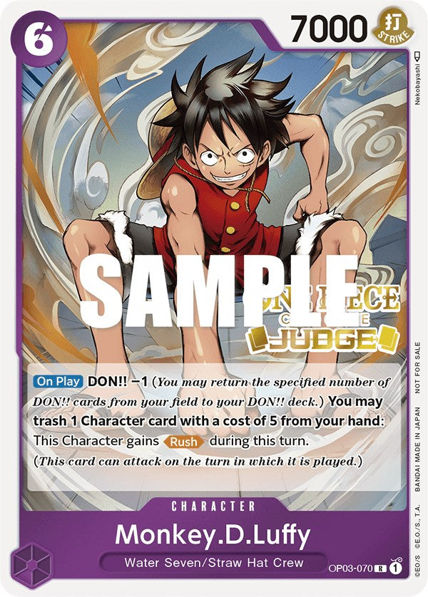 Monkey.D.Luffy (Judge Pack Vol. 2) [One Piece Promotion Cards] Bandai
