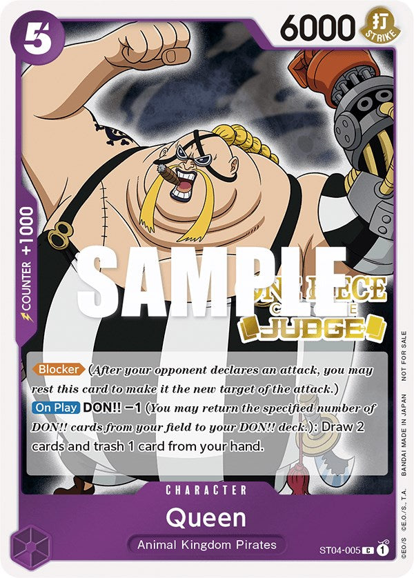 Queen (Judge Pack Vol. 2) [One Piece Promotion Cards] Bandai