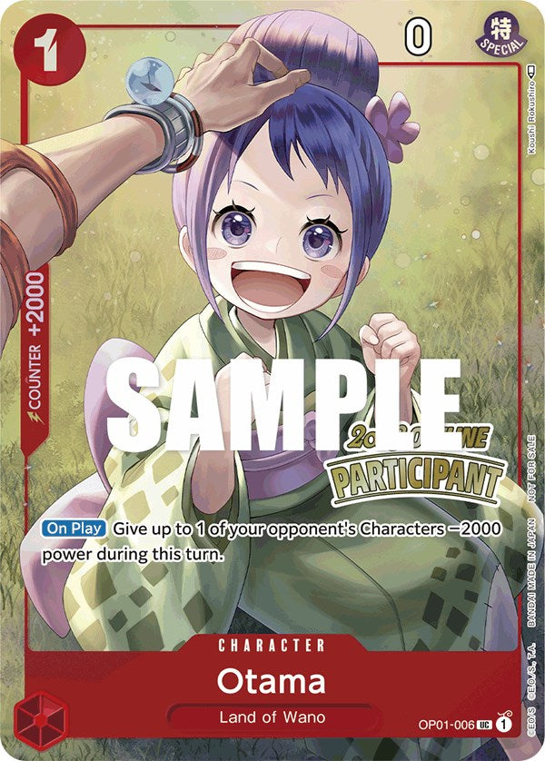 Otama (Offline Regional 2023) [Participant] [One Piece Promotion Cards] Bandai