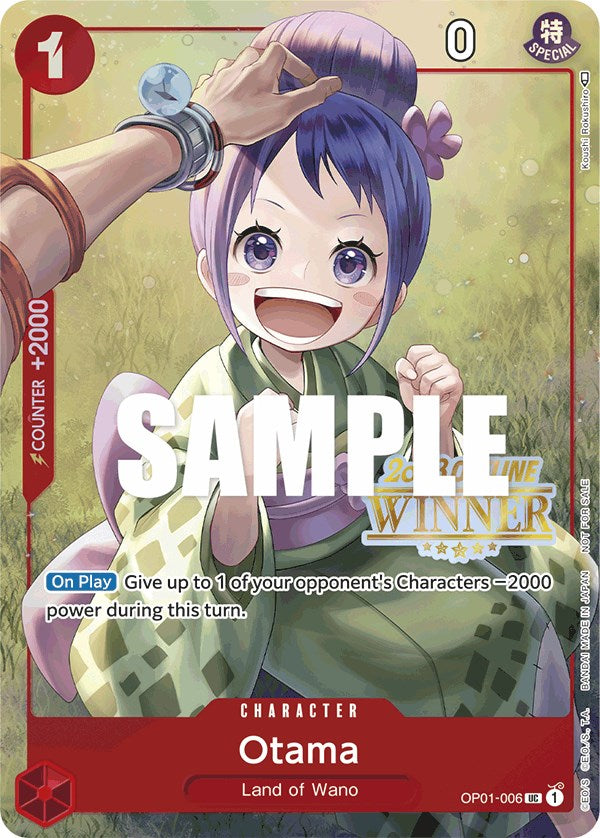 Otama (Offline Regional 2023) [Winner] [One Piece Promotion Cards] Bandai