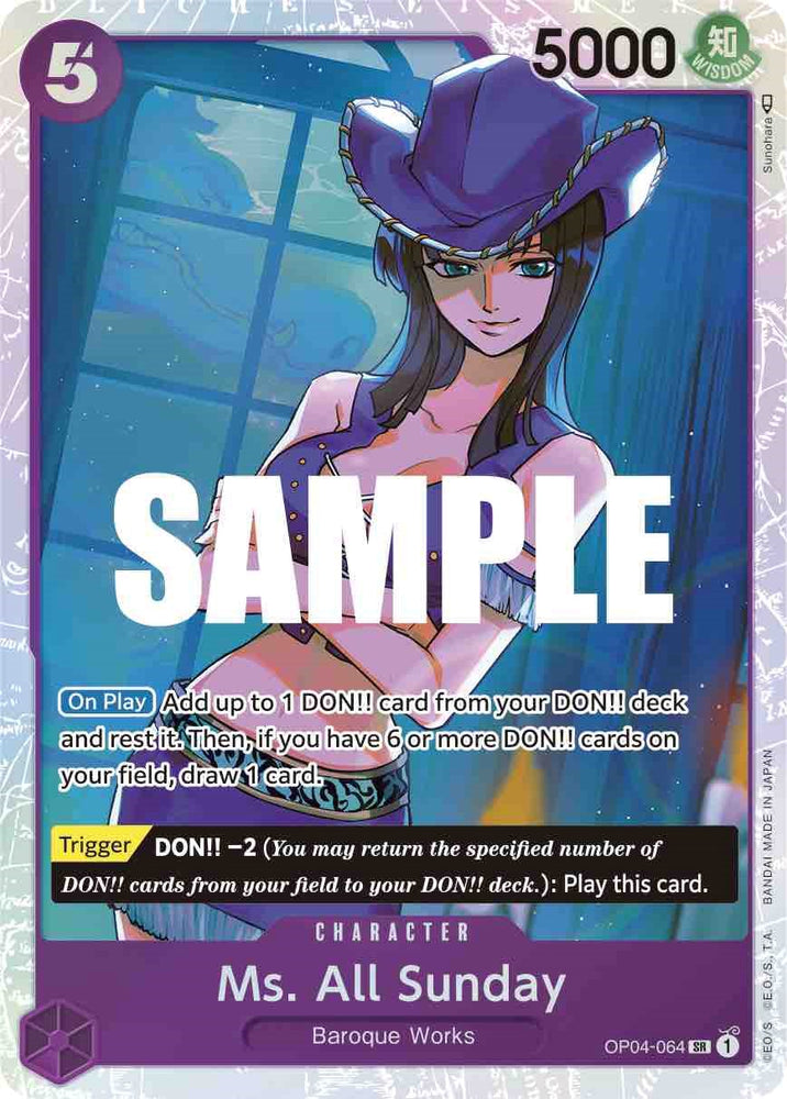 Ms. All Sunday [Kingdoms of Intrigue] Bandai