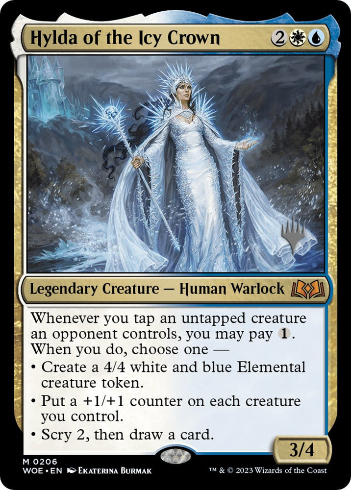 Hylda of the Icy Crown (Promo Pack) [Wilds of Eldraine Promos] Magic: The Gathering