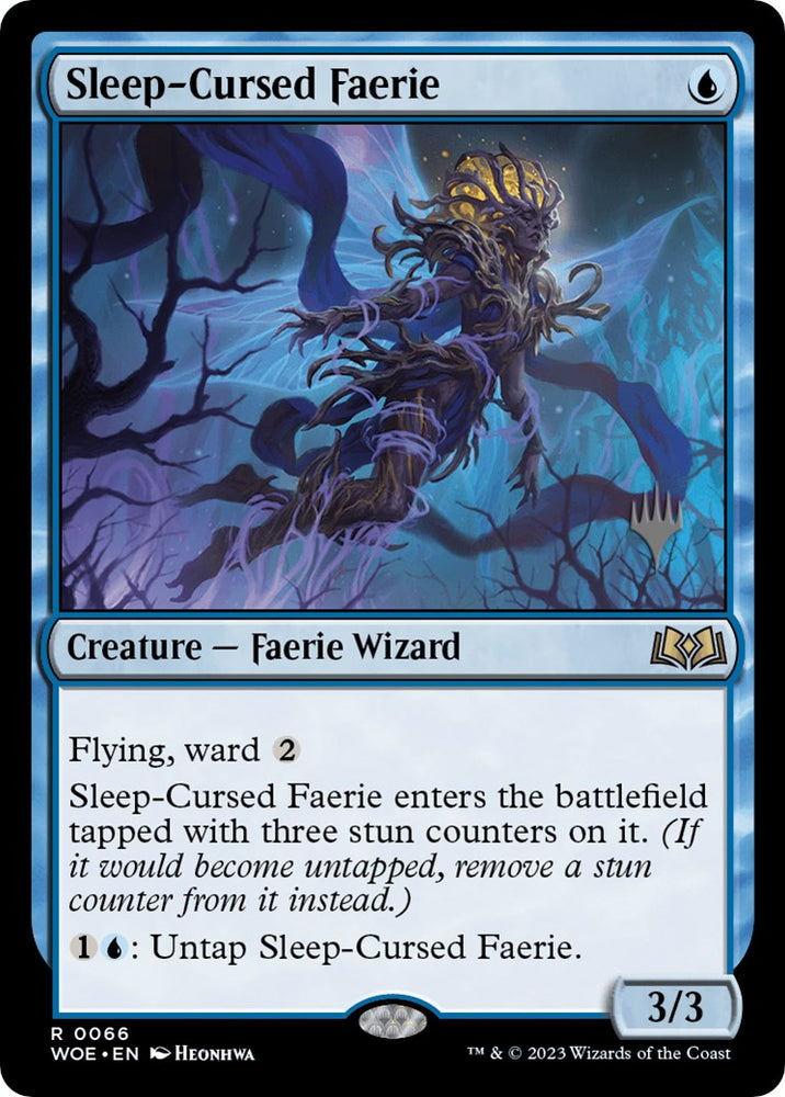 Sleep-Cursed Faerie (Promo Pack) [Wilds of Eldraine Promos] Magic: The Gathering