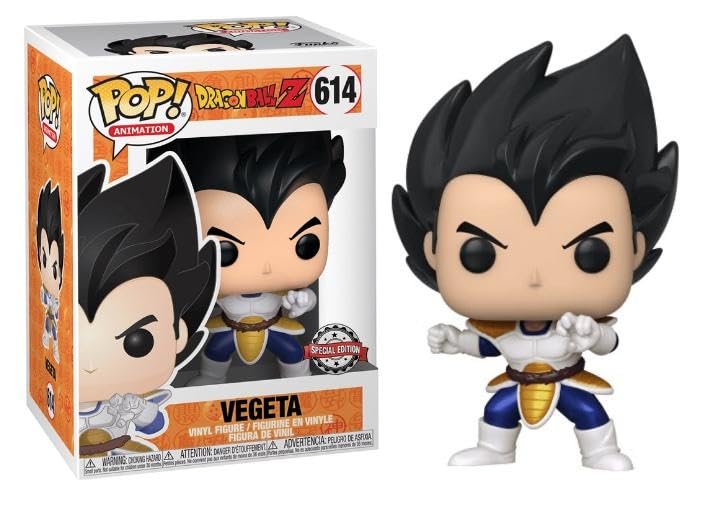 Funko Pop! Animation: Dragon Ball Z Vegeta Metallic Exclusive Vinyl Figure #614 FUNKO