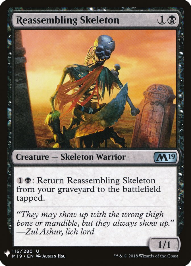 Reassembling Skeleton [Mystery Booster] Magic: The Gathering