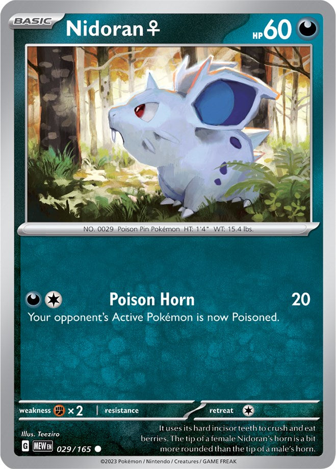 Nidoran F (029/165) [Scarlet & Violet 151] Pokémon