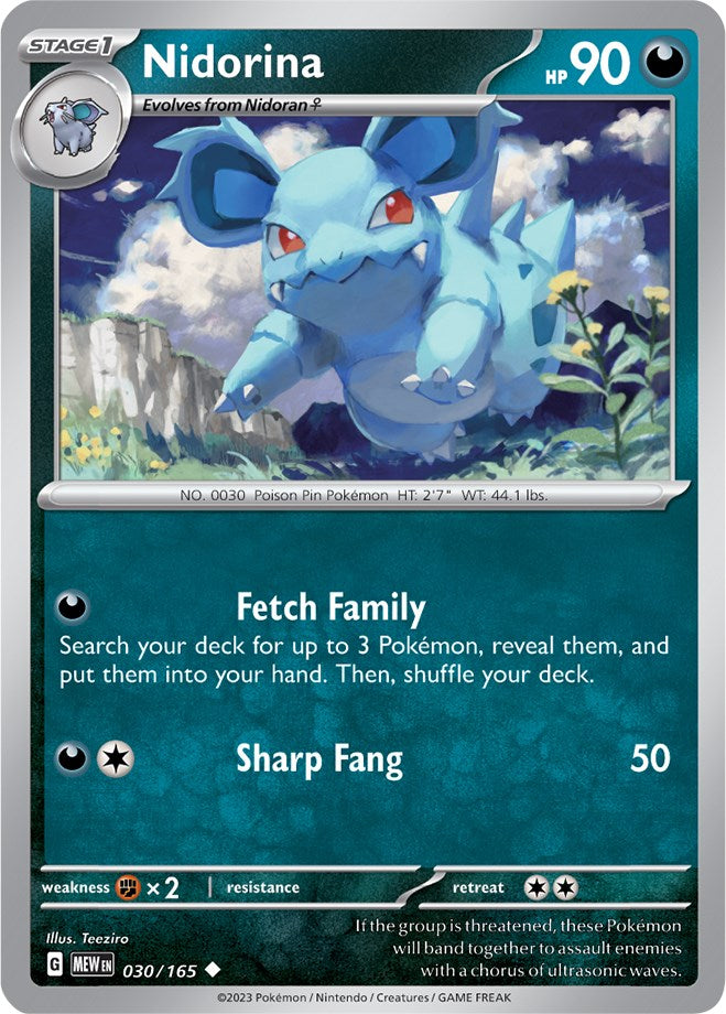 Nidorina (030/165) [Scarlet & Violet 151] Pokémon