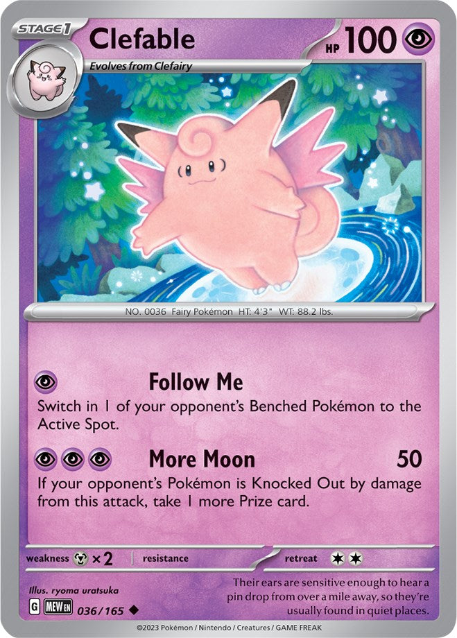 Clefable (036/165) [Scarlet & Violet 151] Pokémon