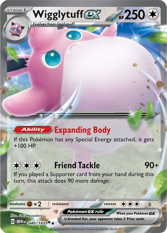 Wigglytuff ex (040/165) [Scarlet & Violet 151] Pokémon