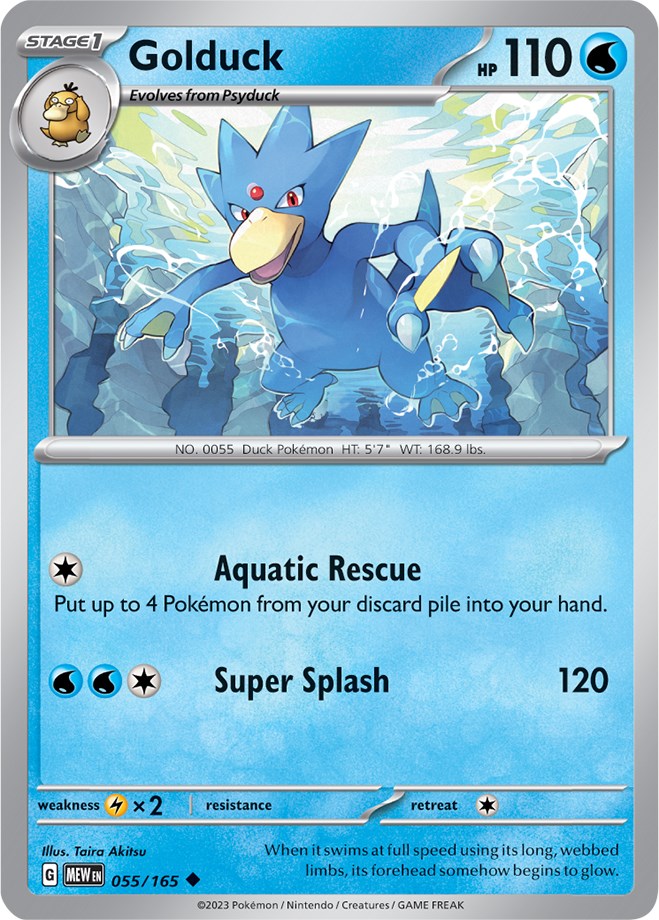 Golduck (055/165) [Scarlet & Violet 151] Pokémon