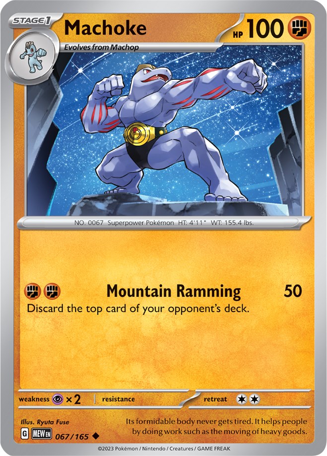 Machoke (067/165) [Scarlet & Violet 151] Pokémon