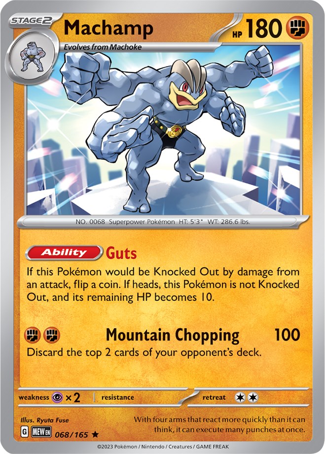 Machamp (068/165) [Scarlet & Violet 151] Pokémon