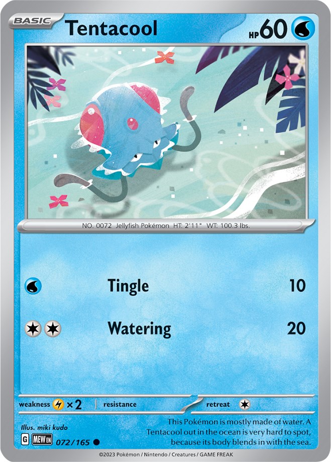 Tentacool (072/165) [Scarlet & Violet 151] Pokémon