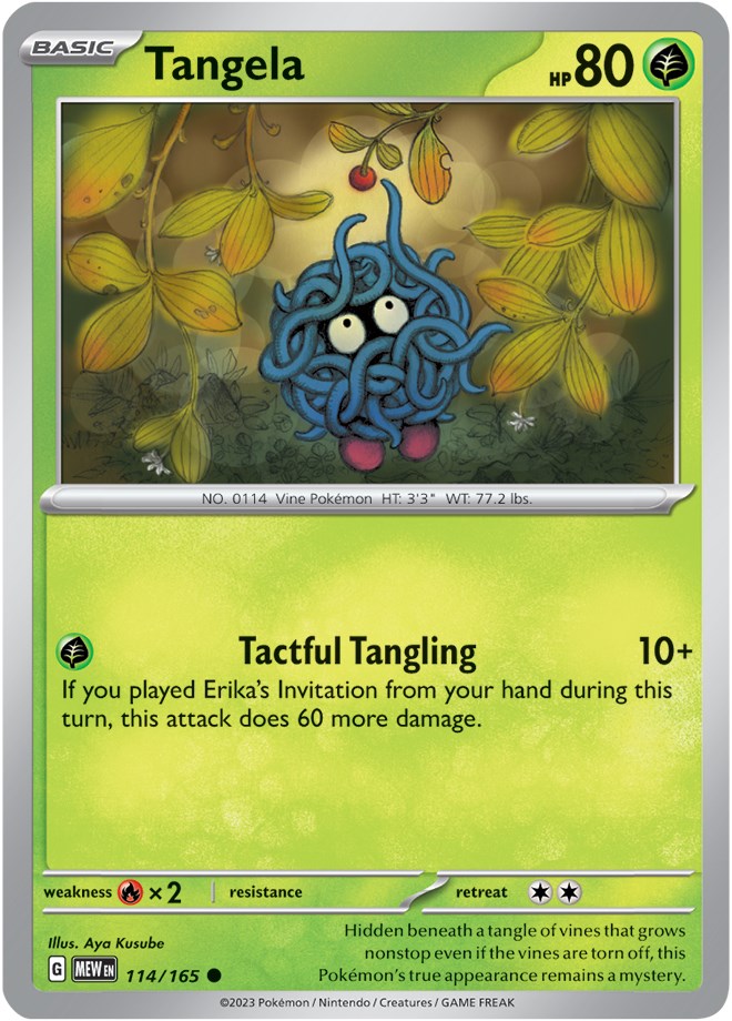 Tangela (114/165) [Scarlet & Violet 151] Pokémon
