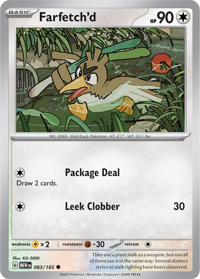 Farfetch'd (083/165) [Scarlet & Violet 151] Pokémon