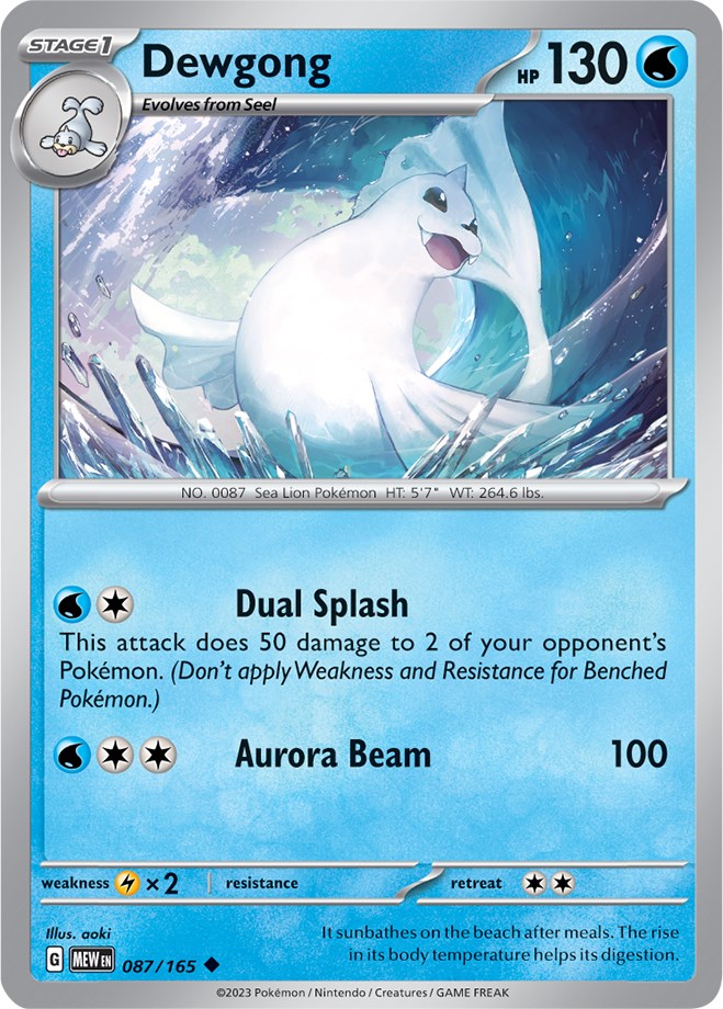 Dewgong (087/165) [Scarlet & Violet 151] Pokémon