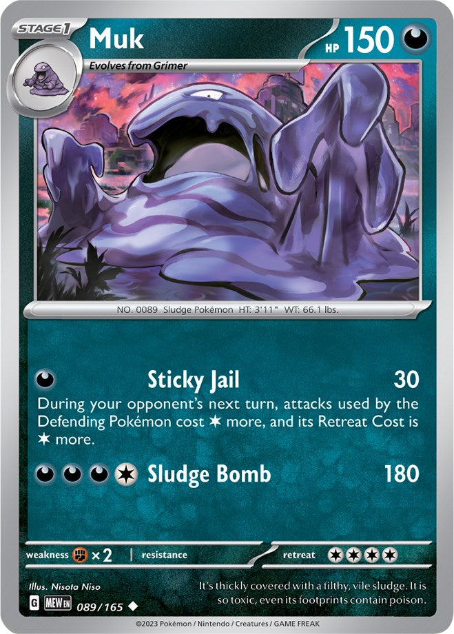 Muk (089/165) [Scarlet & Violet 151] Pokémon