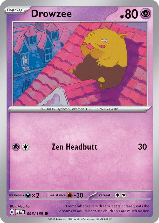 Drowzee (096/165) [Scarlet & Violet 151] Pokémon