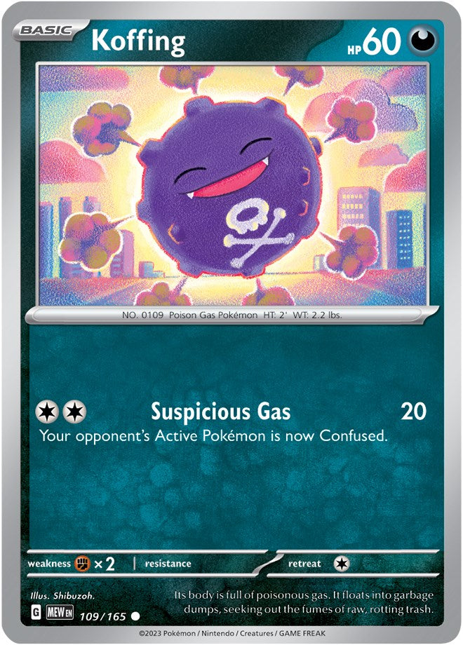 Koffing (109/165) [Scarlet & Violet 151] Pokémon