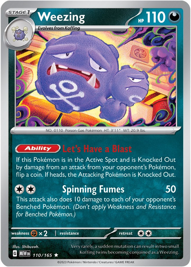 Weezing (110/165) [Scarlet & Violet 151] Pokémon