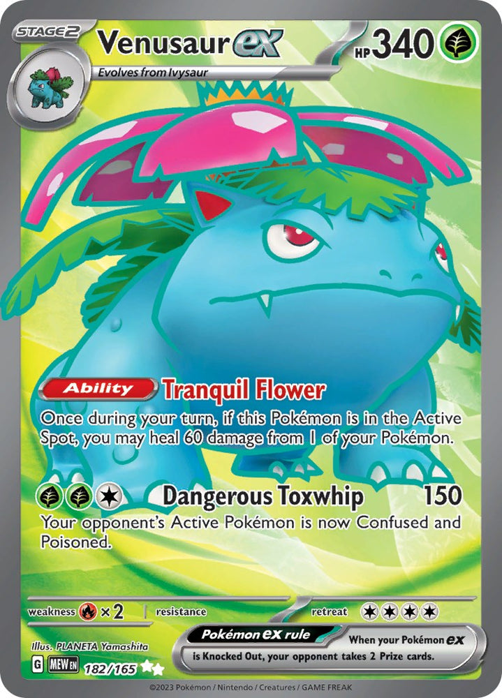Venusaur ex (182/165) [Scarlet & Violet 151] Pokémon