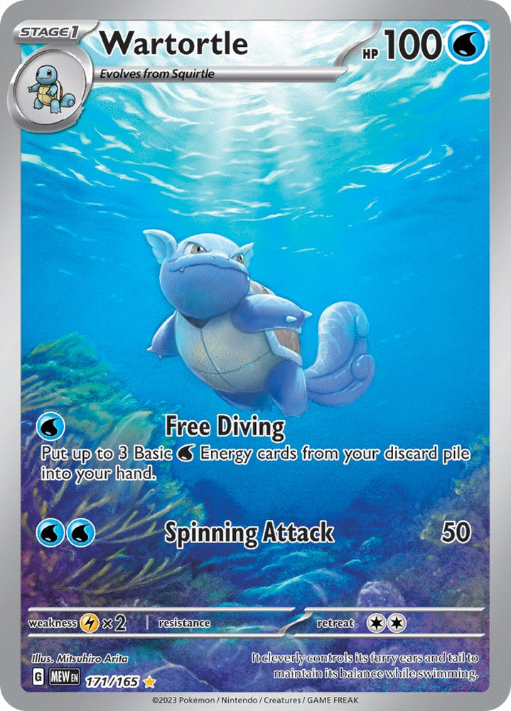 Wartortle (171/165) [Scarlet & Violet 151] Pokémon