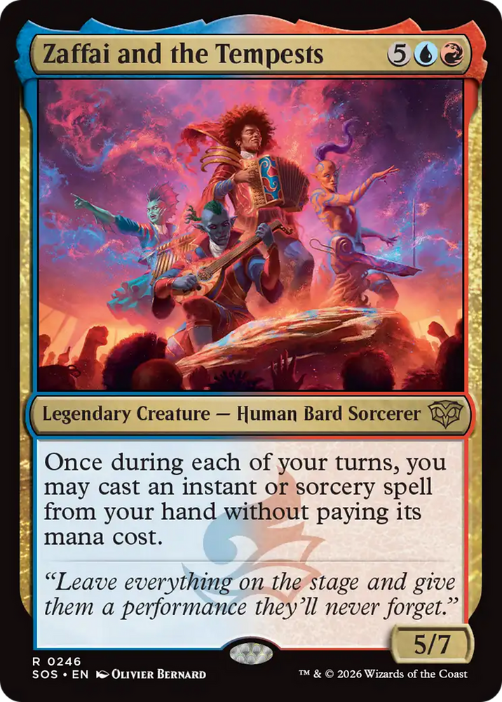 Zaffai and the Tempests [Secrets of Strixhaven] Magic: The Gathering