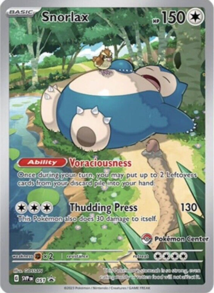 Snorlax (051) (Pokemon Center Exclusive) [Scarlet & Violet: Black Star Promos] Pokémon
