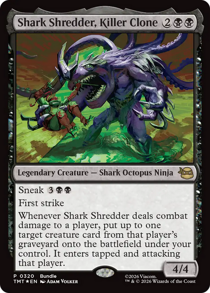 Shark Shredder, Killer Clone [Teenage Mutant Ninja Turtles Promos] Magic: The Gathering