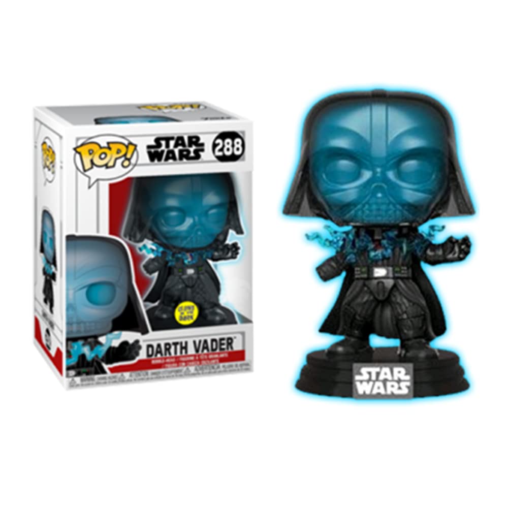 Funko Pop! Star Wars: Return of The Jedi - Glow in The Dark Electrocuted Vader (Exclusive) - Funko - Figure - Green FUNKO