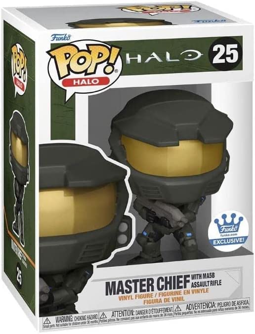 Funko POP! Halo | Master Chief – 25 | 20th Anniversary Funko Exclusive Protector and Box Include FUNKO