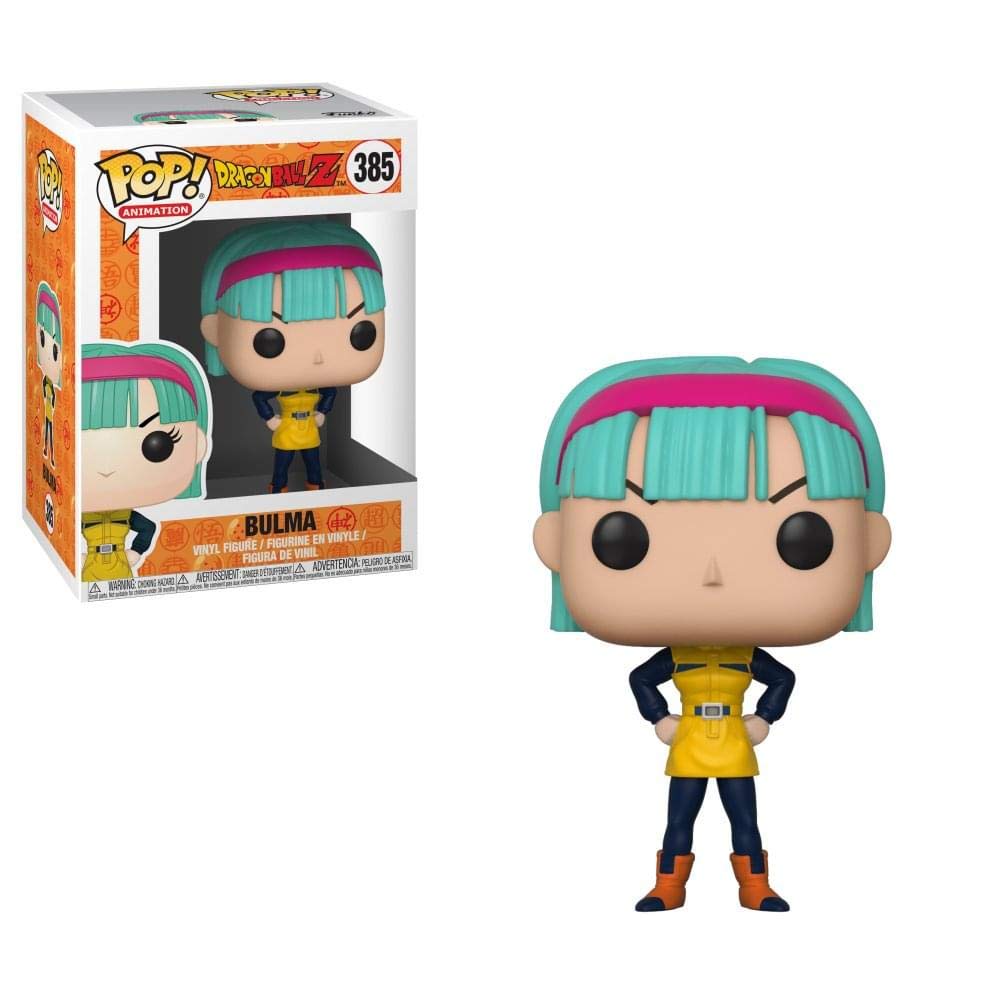 Funko Pop Animation: Dragonball Z - Bulma (Yellow Outfit) Collectible Figure, Multicolor FUNKO