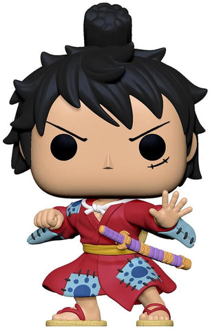 Funko One Piece Pop! Animation Luffy Kimono (Metallic) Vinyl Figure Hot Topic Exclusive Multi None FUNKO