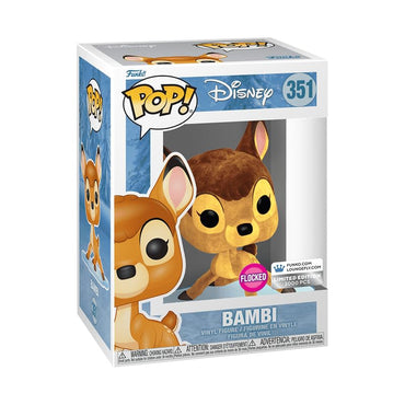 Funko Pop! Vinyl: Disney's Bambi *Flocked* Limited to 3000 Pieces Loungefly Shop Exclusive, 72210 FUNKO